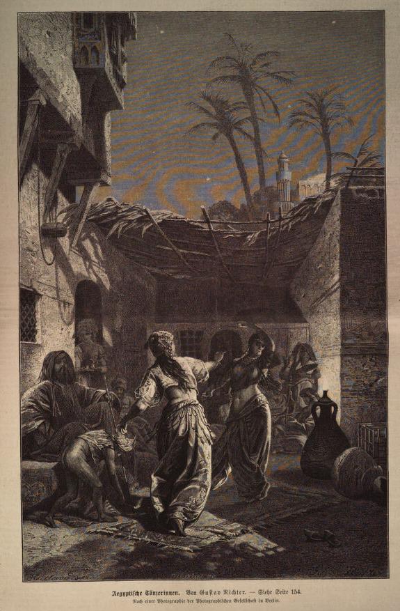 Aegyptische Tänzerinnen / Gustav Richter