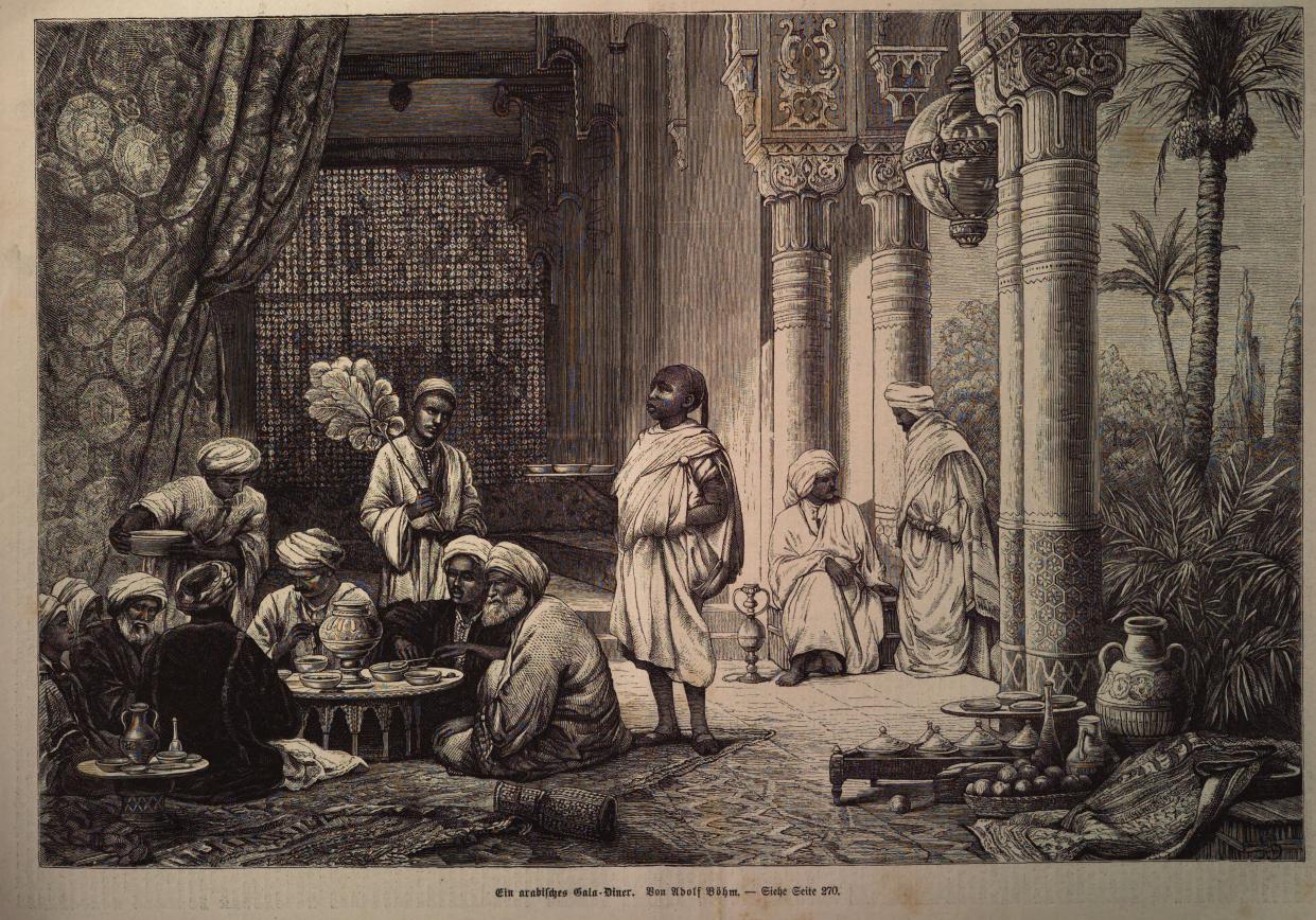 Ein arabisches Gala-Diner / Adolf Böhm