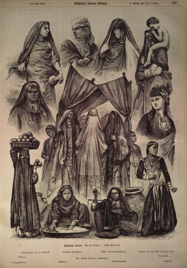 Egyptische Frauen A. Böhm ©ÖNB