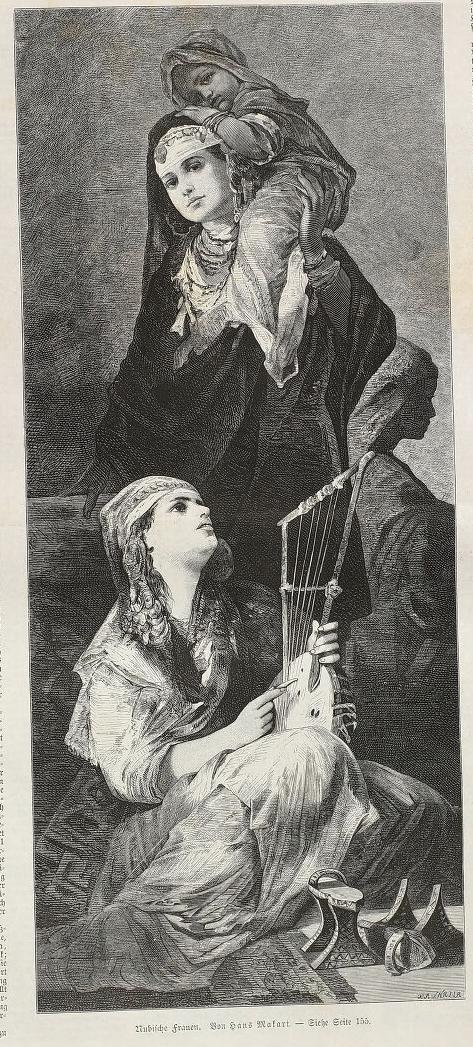 Hans Makart: Nubische Frauen ©ÖNB