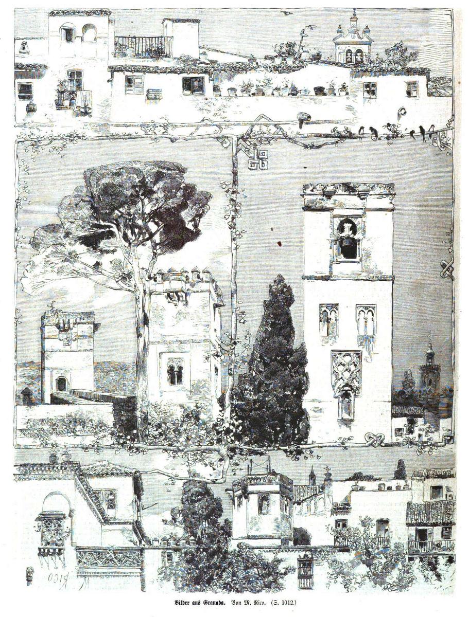 Bilder aus Granada. Von M. Rico / Über Land und Meer 51 1873 ©MDZ