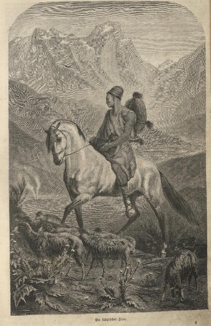Ein kabylischer Hirte. Die illustrierte Welt 1862 ©Heidelberger historische Bestände – digital