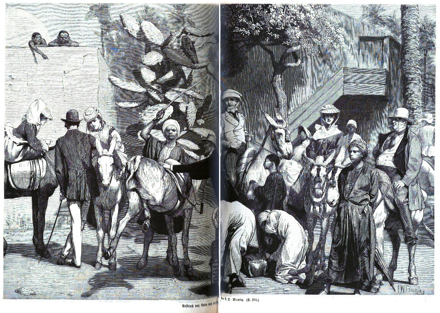 Nach den Pyramiden 1875 ©MDZ