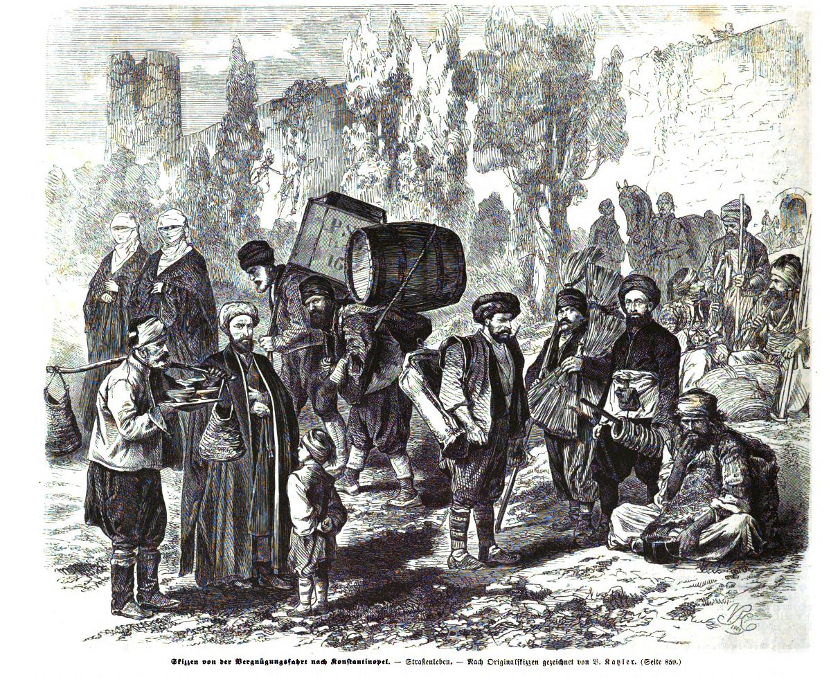 Spazierfahrt nach Konstantinopel Waldheim's Illustrirte Zeitung 72 1863 / © ANNO/ÖNB